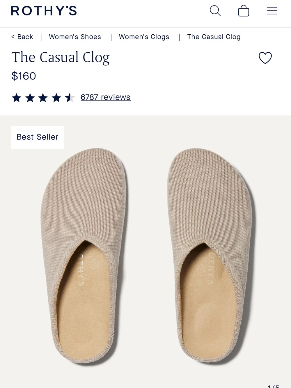 Rothy’s The Casual Clog